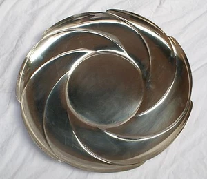 MAGNIFICENT 1930 ART DECO TIFFANY & CO. STERLING SILVER ROUND DISH  - Picture 1 of 4