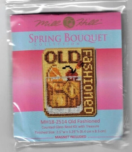 Весенний букет старомодный Mill Hill вышивка крестом набор бисер и сокровища - Изображение 1 из 2