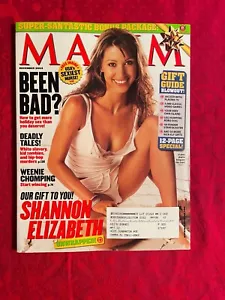MAXIM DECEMBER 2003 SHANNON ELIZABETH ON COVER - Foto 1 di 15