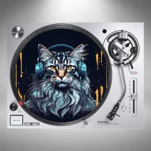 Maine Coon Slipmats 12" Plattenspieler Musik Paar oder einzeln *versand in Karton* - Bild 1 von 5