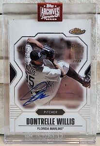 2023 Topps Archives On-Card Auto Dontrelle Willis 1/1 One of One 