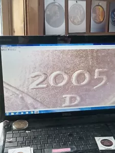 2005 Denver Lincoln Cent Satin Finish And Doubled Die Reverse!! 🔥 🔥 Red!! - Picture 1 of 12