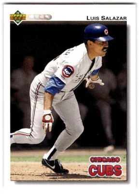 Luis Salazar 1992 Upper Deck #638 Chicago Cubs - Image 1 of 2