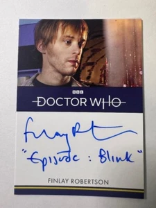 Doctor Who Series 5 through 7 Finlay Robertson Inscription Autograph - Picture 1 of 2