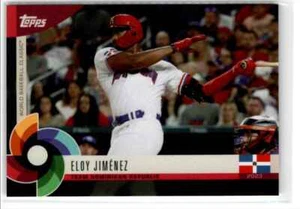 2023 Topps World Baseball Classic Global Stars Eloy Jimenez #28 Black Parallel - Picture 1 of 2