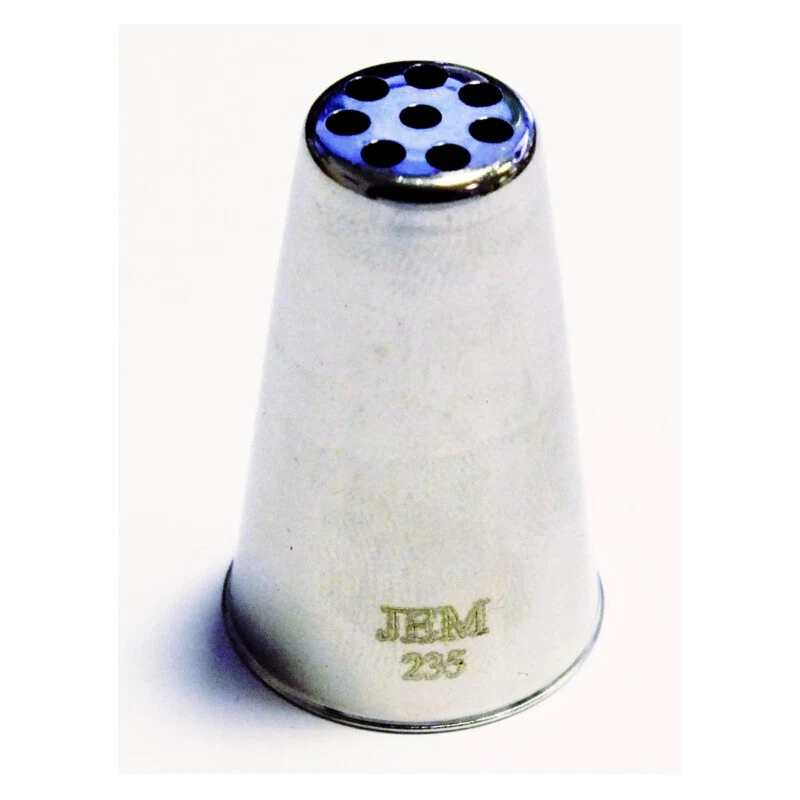 JEM #235 LARGE HAIR GRASS M/O PLAIN Icing Piping Decorating Nozzle Tip Tube Cake - Image 1 of 1