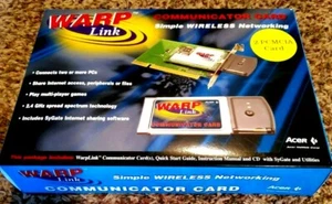 Acer WarpLink Communicator Cards, PCMCIA Wireless Communication Sharing, Network - Picture 1 of 6