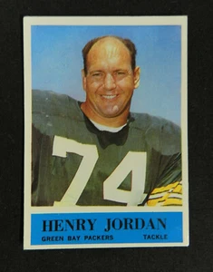 1964 PHILADELPHIA #75 HENRY JORDAN HOF FOOTBALL CARD  - Picture 1 of 2