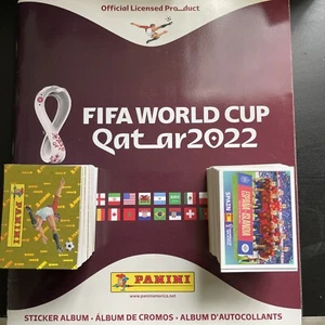 Álbum Panini Qatar World Cup 2022 Set White Soft Cover stickers USA edition - Picture 1 of 6