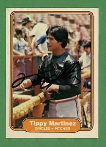 Carta collezionabile firmata Tippy Martinez MLB Baseball X8155 - Foto 1 di 2