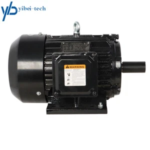 3 Phase 1800 RPM 184T Frame Electric Motor TEFC 230/460 Volt Severe Duty 5 HP - Picture 1 of 8