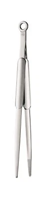 Pinzas finas de acero inoxidable Rösle, 12,2 pulgadas, plateadas 12,2 pulgadas Foto 1 de 4
