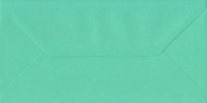 Sobres de colores verde curruca 110 mm x 220 mm engomados 100 g DL - Imagen 1 de 1