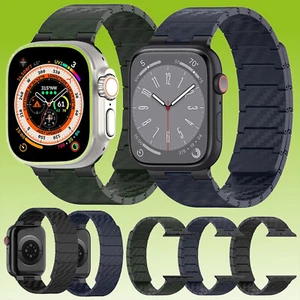 Für verschiedene Smartwatches Carbonfaser Magnetisches Ersatz Smart Armband - Bild 1 von 4