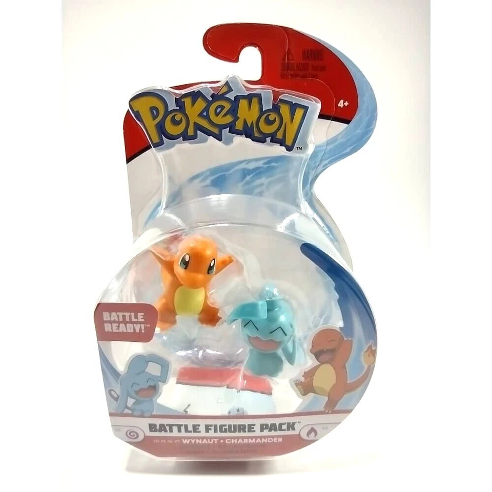 Pokémon Battle Figure Pack - Wynaut + Charmander — 第 1/1 张图片
