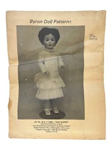 1982 Byron Doll Patterns BY-74 Gail Karen Fits 19" Dolls - ORIGINAL-RARE-VINTAGE - Picture 1 of 9