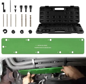 For Dodge 5.7L Hemi 71500 Exhaust Manifold Bolt Drill Template Removal Tool Kit - Picture 1 of 8