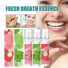 Oral Spray Fresh Deodorant Grapes Peach Flavor Mouth Freshener Portable 20ml  、