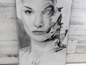 Species II Drawing Artwork Eve Natasha Henstridge Drawing By M. Chug 05/04/2013 - Picture 1 of 14