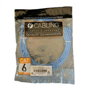 4Cabling 3m CAT 6 RJ45 Network Cable Blue - Picture 1 of 2