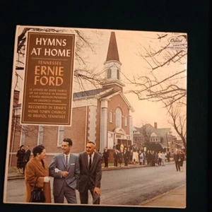 Tennessee Ernie Ford - Hymns at Home 1961 Capitol T-1604 Vinyl LP Scranton Press - Picture 1 of 10