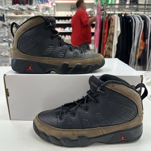 Size 2Y - Nike Jordan 9 Retro PS Olive 401811-030 - Picture 1 of 6