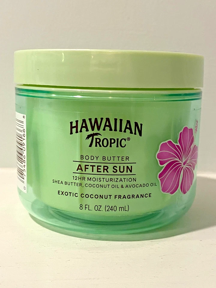 Manteca corporal Hawaiian Tropic After Sun con aceite de coco y aguacate, 8 FL OZ NUEVA Foto 1 de 4