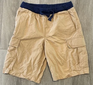 Polo Ralph Lauren Boy's Cargo Shorts Khaki, Blue Polo Drawstring Size 8 - Picture 1 of 6