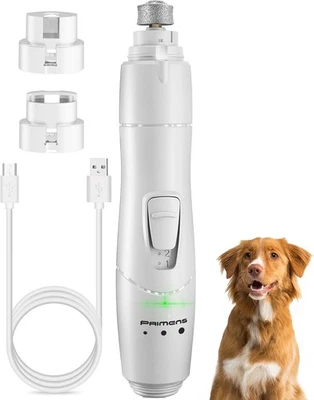 Molinillo de uñas para perros con luz LED recortador de mascotas cortador de carga USB gatos mejorado Foto 1 de 4