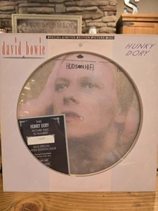 David Bowie Hunky Dory Limited Edition UK Picture Disc (1984) VG+ #1686 - Picture 1 of 5