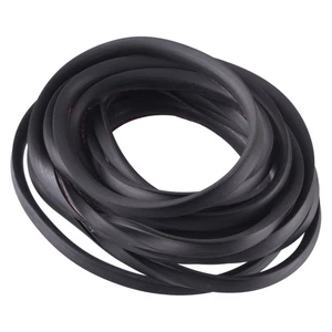 1x 5M Car Truck Wheel Arch Wells Fender Flare Edge Trim Rubber Seal Strip Black - Picture 1 of 4