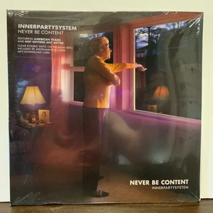 Innerpartysystem - Never Be Content, 180 Gramm 2x klare Vinyl Schallplatte NEU VERSIEGELT! - Bild 1 von 8