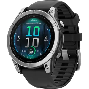 Garmin fenix E 47mm AMOLED GPS Smartwatch - Stainless Steel - Picture 1 of 6