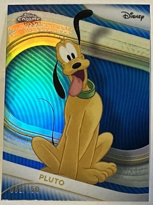 2025 Topps Chrome Disney - Pluto Blue Refractor/150 - No. 95 Foto 1 de 3