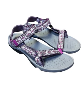 Teva Hurricane 6577 Hybrid Wandern Wasser Trail Sandalen Damen 9 lila grau - Bild 1 von 10