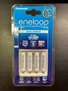 Panasonic BQ-CC51 + 4x eneloop Ladegerät inkl NiMH Akkus AAA AA K-KJ51MCC04E NEU - Bild 1 von 3