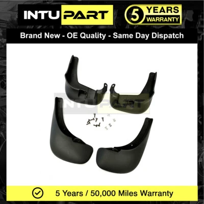 Juego completo de aletas de barro de goma para Hyundai Santa Fe 2006-2012 Intupart Foto 1 de 4