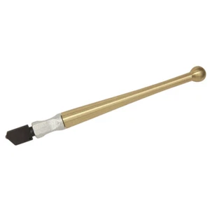 Fletcher 01712 Gold-Tip Designer II Wide Head Glass Cutter with Brass Handle - Picture 1 of 4