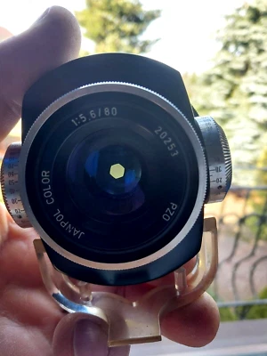 VINTAGE Lens JANPOL COLOR 5.6 / 80 mm Poland Photo Camera Lense  - Image 1 of 4