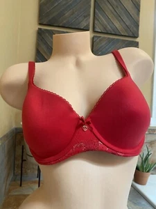 Victoria’s Secret Halb-BH rot gefüttert 34D rot neu ohne Etikett - Bild 1 von 22
