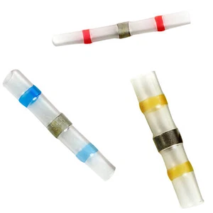 10 x Auto Marine Heat Shrink Solder Butt Connectors - 3-6mm Cable Diameter - Afbeelding 1 van 1