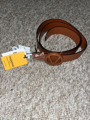 Mario Valentino Tonal V Logo Genuine Leather Size 44. 921 BM2071STN Cinnamon - Image 1 of 3