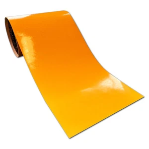 Tira de vinilo amarillo brillante 6"x60" calcomanía Winshield banner barco remolque ventanas - Imagen 1 de 1