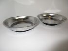 ROUND MAGNETIC PARTS TRAYS STAINLESS STEEL 5 3/4" DIAMETER PAIR #5885-2
