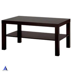 Großer Couchtisch 2-stufige Esstische strapazierfähige Tischplatte Beistelltisch 90x55 cm - Bild 1 von 4