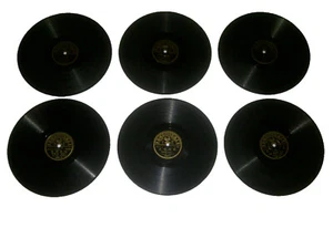 rare Lot 6x china shanghai chinese pathe record 78 rpm 10" Tung Pei Pei 董佩佩 - Picture 1 of 12