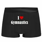 Boxershorts I Love Gymnastics das ideale Geschenk für Valentinstag Weihnachten