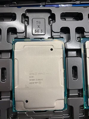 INTEL XEON GOLD 16 CORE 16C PROCESSOR 6130 2.10GHZ 22MB 125W CPU BX806736130 - Image 1 of 4