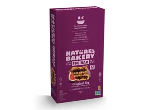 Nature’S Bakery Whole Wheat Fig Bars, Original Fig, Real Fruit, Vegan, Non-Gmo, - Picture 1 of 12