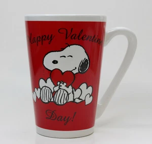 Taza de té rojo Snoopy Happy Día de San Valentín 2015 diseño de tira cómica - Imagen 1 de 10